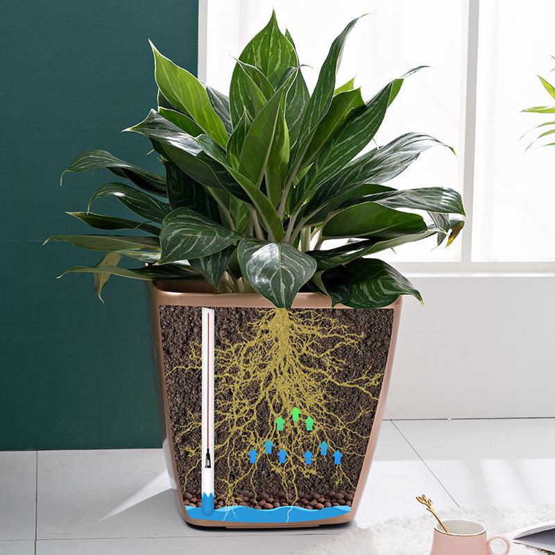 Garden Self Watering Plant Pot Lazy Flower Pot Automatic Planter Automatic Water-Absorbing Flowerpot With Water Level Device