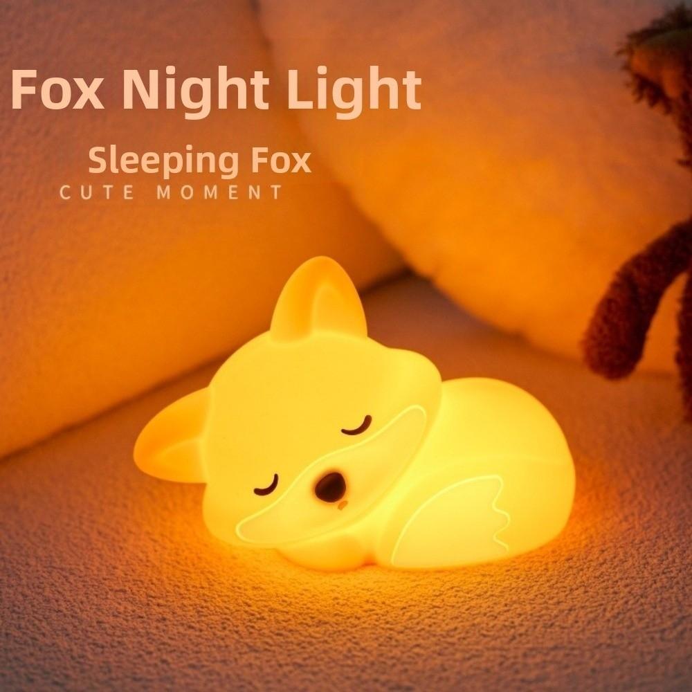 Dimmable Function Little Cartoon Night Light 3 Level Brightness Sleeping  Night Lamp  Sleeping Time