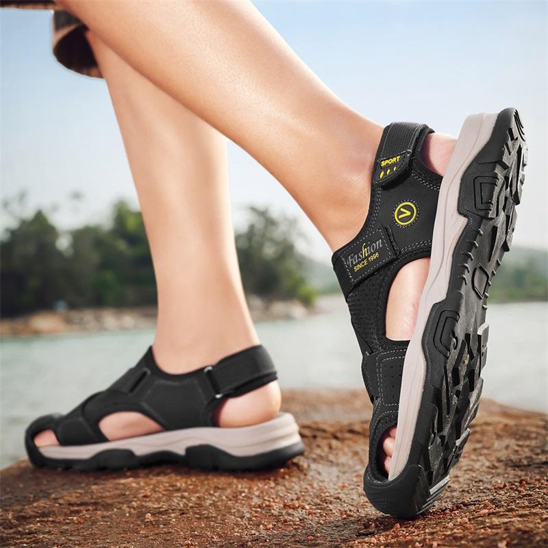 Fashion Fashion Light Casual Sneakers Men's Beach Sandals 2025 Summer Gladiator Men's Sandals Outdoor Roman Sandals Breathable Men Shoes