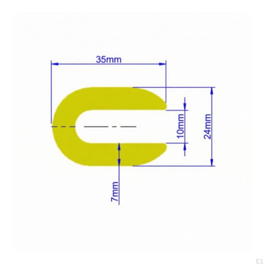 Peeland Industrial Corner Protector | YellowandBlack Warning Finish, channelshaped Protector,