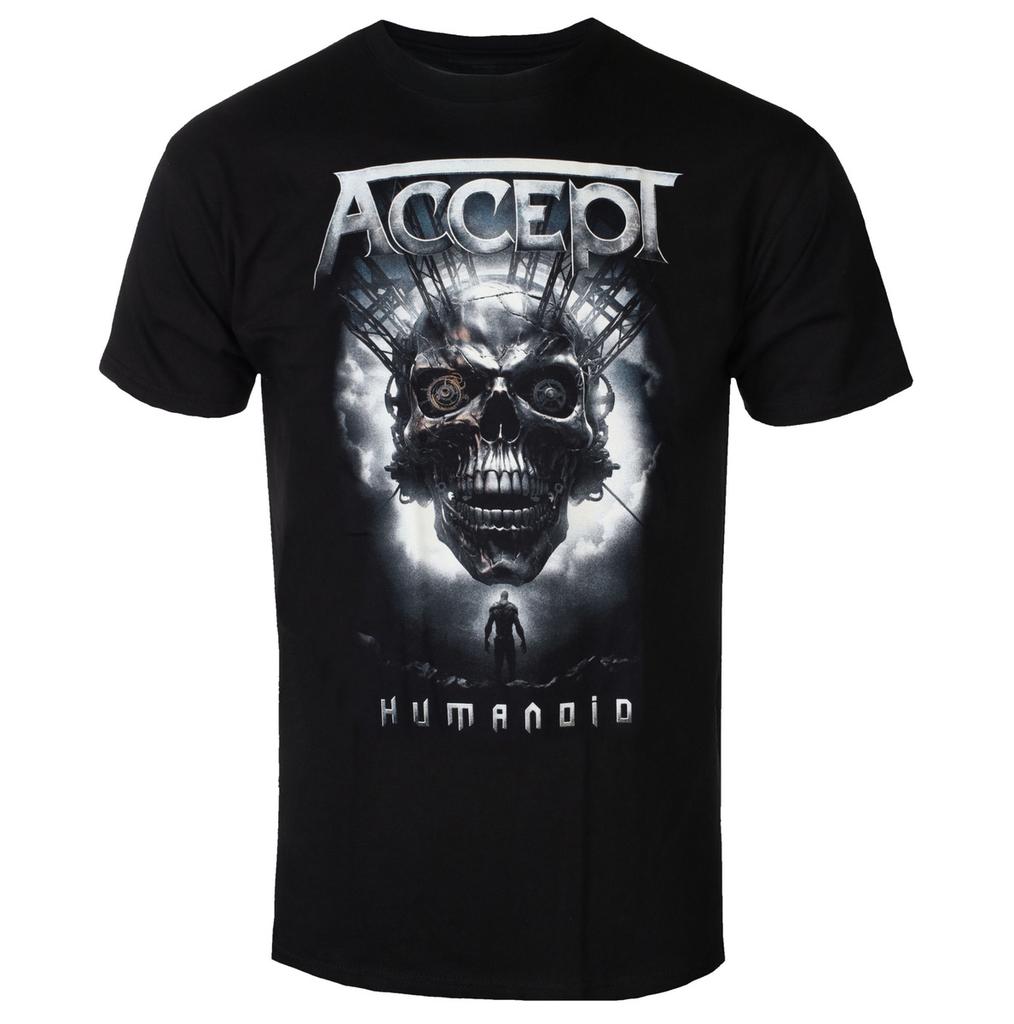 Accept Records Music Art Style Summer Casual TShirt Unisexs and Womens Luxury Brand Top New Art Logo