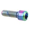 New Titanium Alloy Titanium Tapered Head Bolt Screw With Washer For Mountain Bicycle