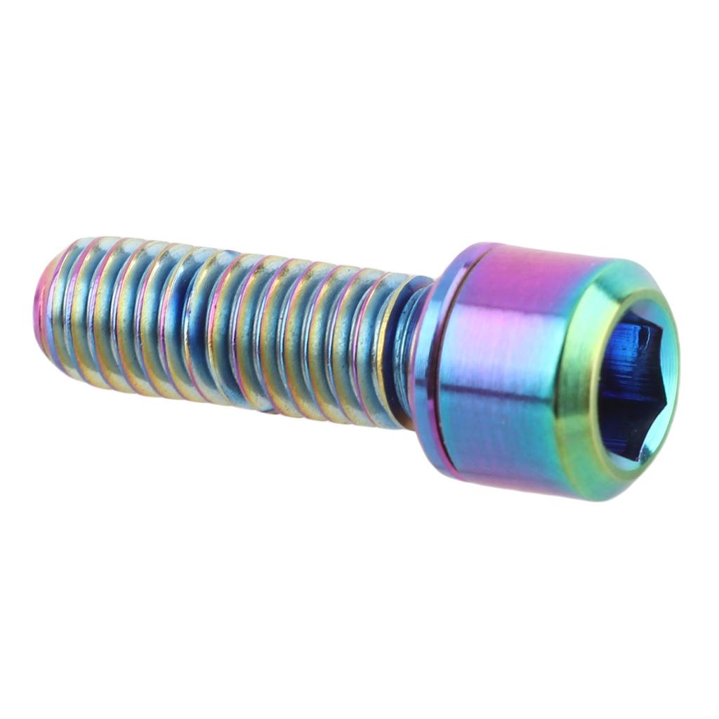 New Titanium Alloy Titanium Tapered Head Bolt Screw With Washer For Mountain Bicycle