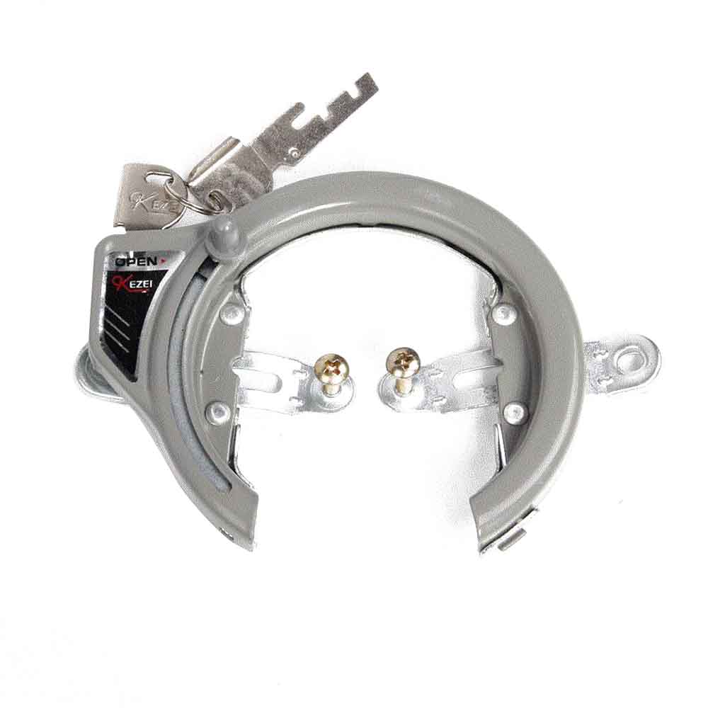 Household Appliances Hardware Anti Theft Steel Pipe Lock High Security Durable Mountain Bike Closed Bicycle Lock Tool Accessory светло-серый