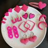 Candy-colored Geometric Square Hoop Earrings In The C Shape