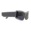 Balenciaga Inside Letter Acetate Irregular Shape Sunglasses Unisex Sunglasses Black BB0301S003