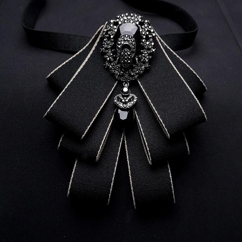 Mens Luxury Korean Suit Shirt Bow Tie Wedding Grooms Gift Heartshaped Lapel Accessory