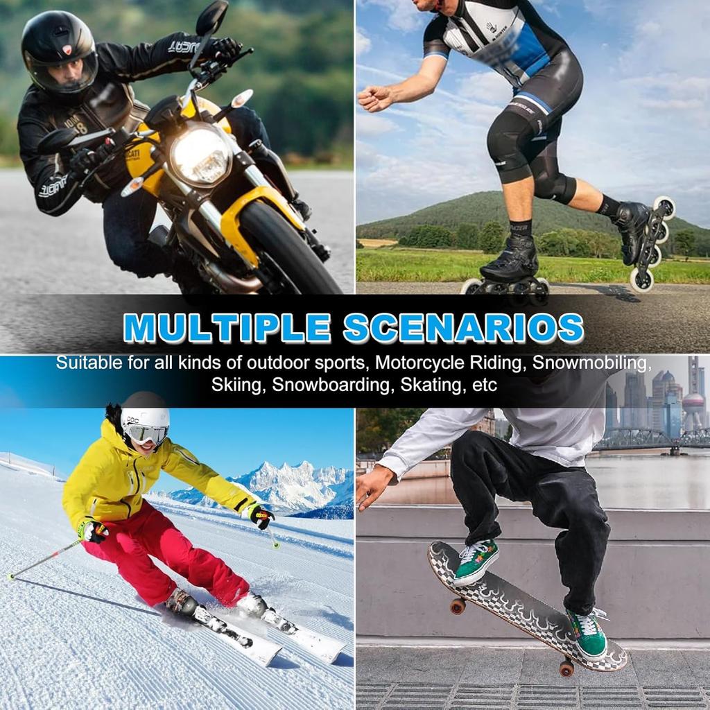 Universal Motorcycle Back Protector ert, CE Level 2 Armor ert Pads Set of 5pcs Level 1 Back Armor Protection Pad and Elbow and Shoulder Pads for