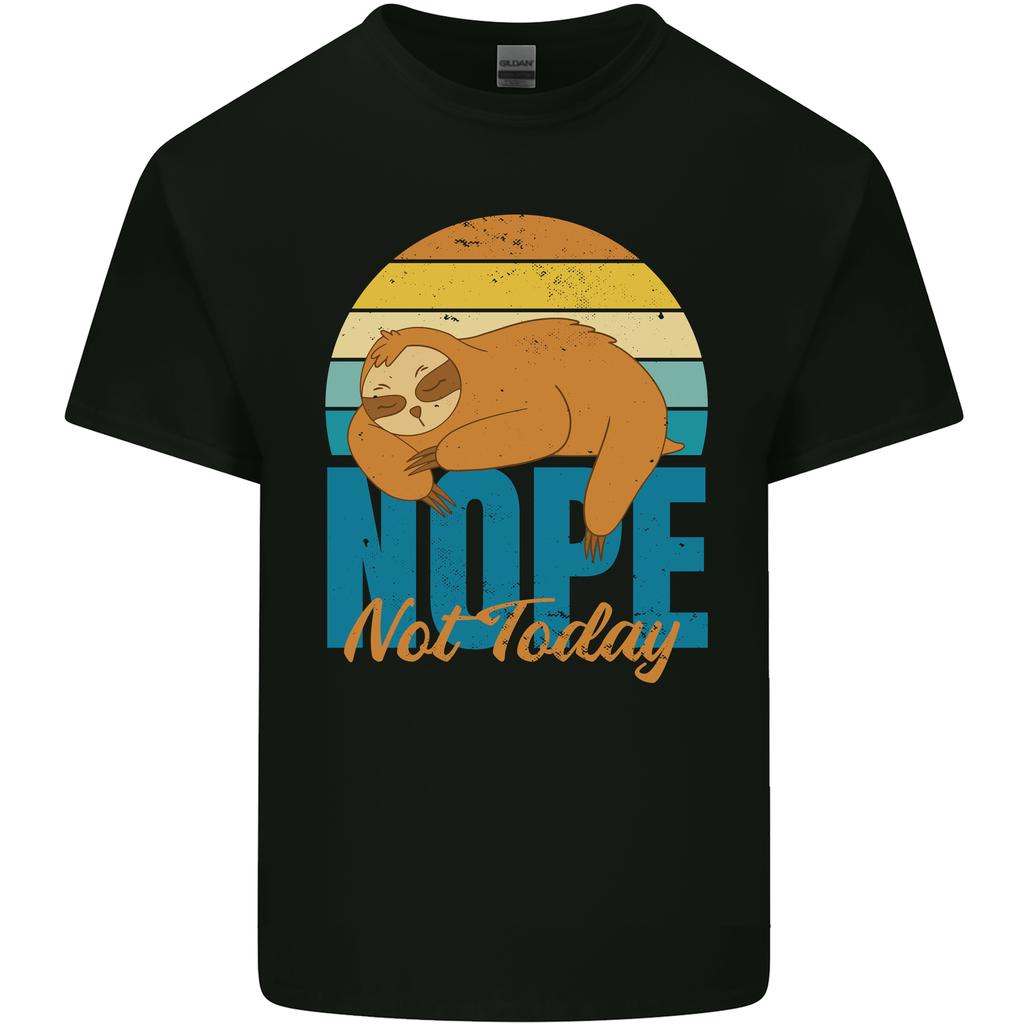 Sloth Nope Not Today Funny Lazy Unisexs Light Cotton TShirt