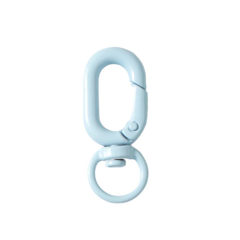 5pcs Colorful Metal Lobster Claw Clasps Swivel Lanyards Trigger Strap with Key Ring DIY Accessories for Bag Key Chains Connector