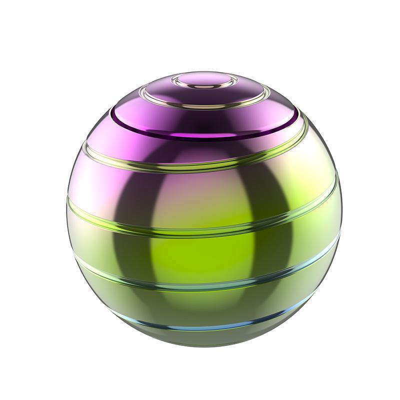 Fingertip Spinner: Colorful Luminous Desktop Decompression Toy
