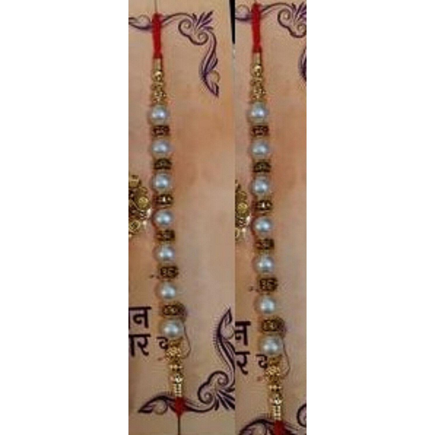

Indian Traditional Rakhi For Rakshabandhan For Brother Pack Of 2 c869 SM86