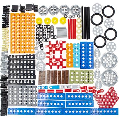 Habow 184 Technic Parts: A Pack of 184 Brick Accessories, Including Technic Gears, Axle Pin Connectors, Technic Bricks Compatible with LEGO Technic,