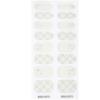 Self-Adhesive Gel Nail Stickers Full Nail Wraps Nail Decals Semi-Cured Polish Strips Nail Art Decoration for Women Girls
