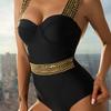 Push Up Women Swimsuit One Piece Sexy Swimwear Women 2022 Bath Suit Stitch Detail One-pieces Swimming Suit Bathing Suits