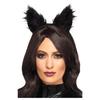 Smiffys Cat Ears Long Pile Fur Headband