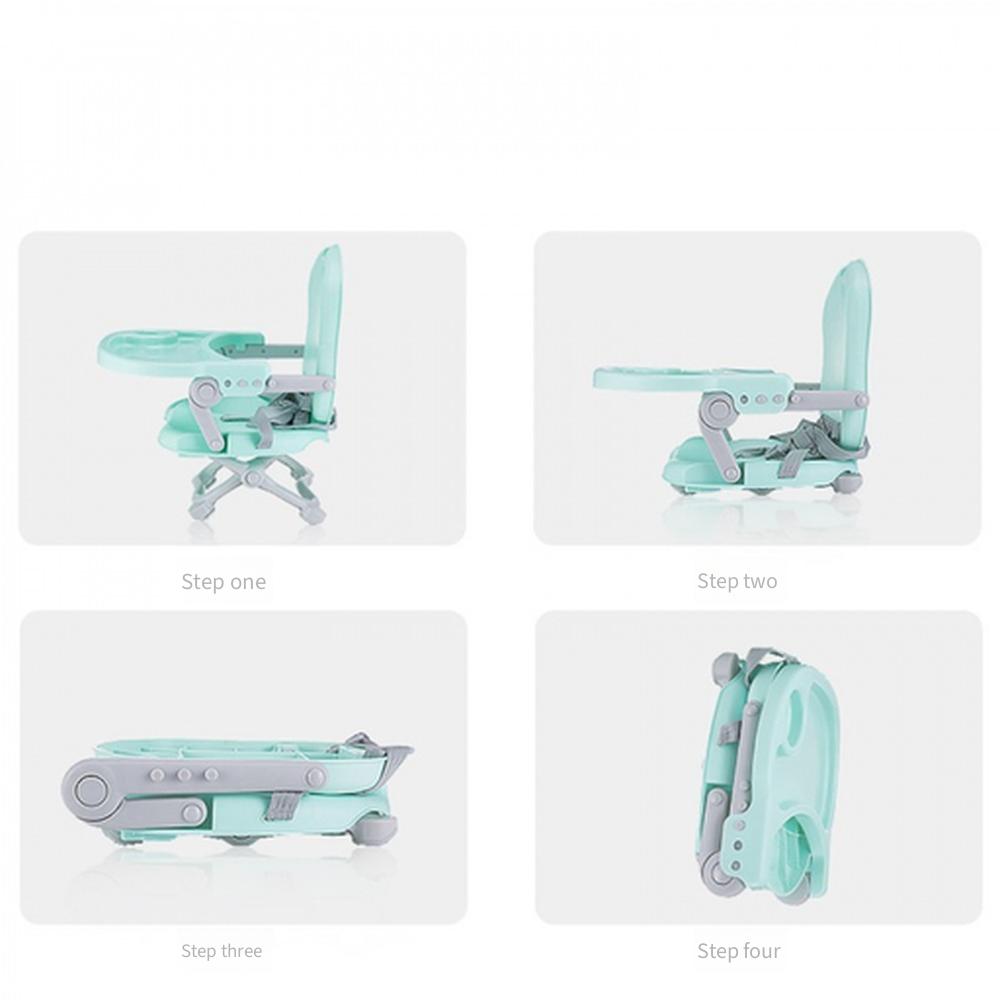 Baby High Chair Foldable Adjustable Infant Feeding Chair Portable Reclining Kids Dining Chair For Home