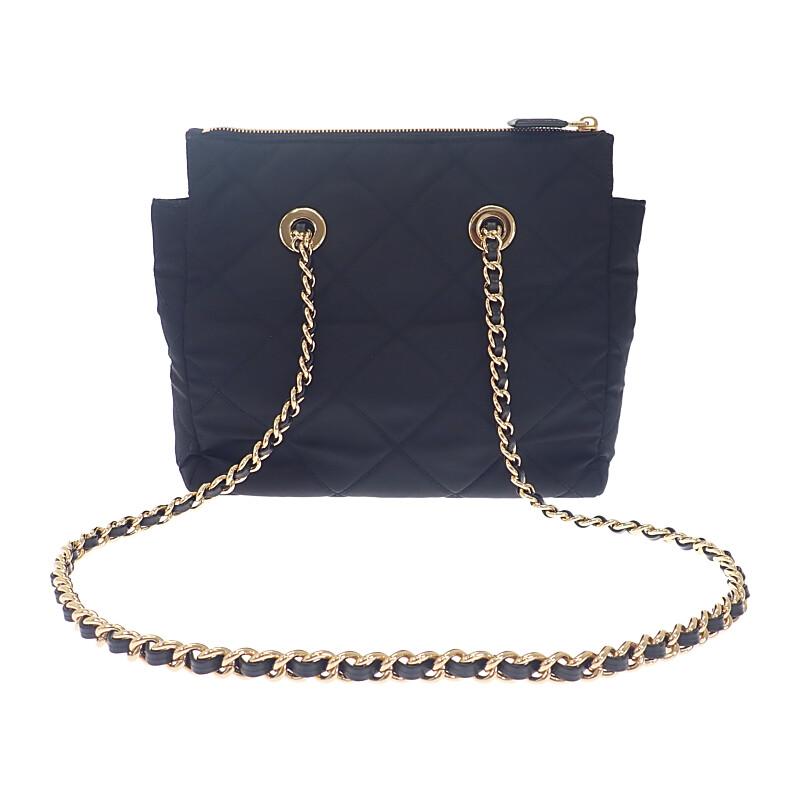 Prada 1BG4682A0SF0002 Shoulder Bag Black Nylon Women