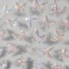 1SET Ice Crystal Nail Sticker Shiny Jelly Self Adhesive Sticker Gold Silver Bronzing Cartoon Slider For Nails Decorations