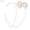 New Women's Gold Beaded Eyeglass Chain – Stylish Sunglasses/Reading Glasses Cord, Elegant Eyewear Neck Rope