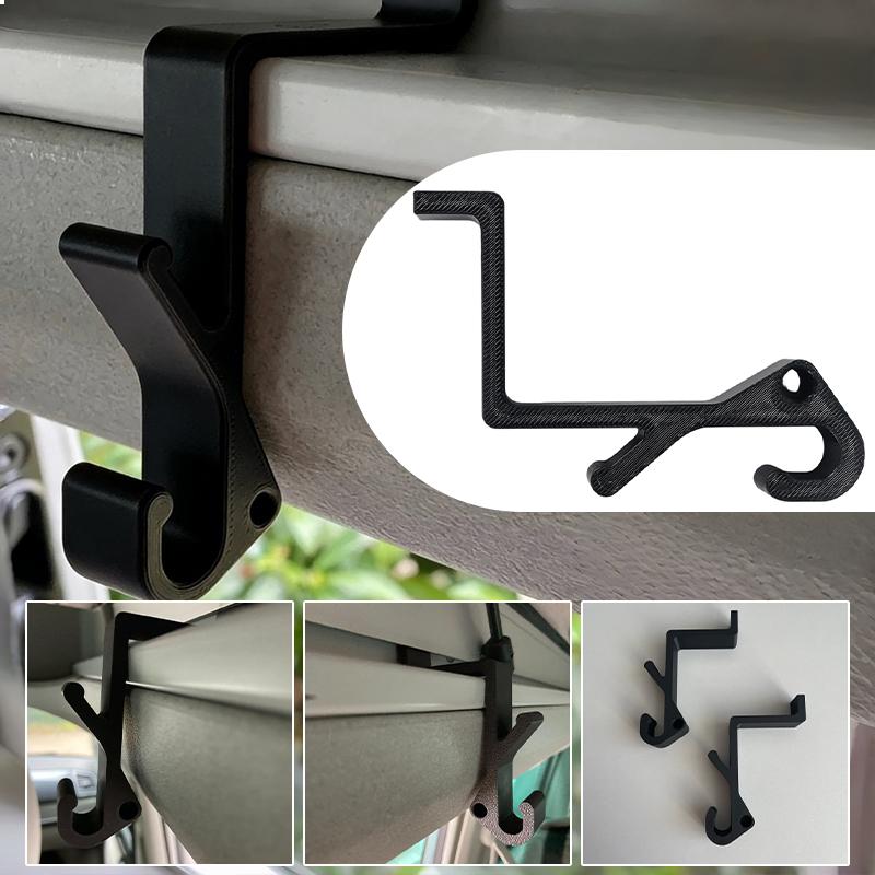 1/2pcs T-Type Car Hook for Volkswagen VW Van California Beach Coast Ocean T5 T6 T6.1 Series Hooks To Storage Jackets Bags Hats