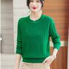 Fall Winter Women's Plus Size Sweater Short Crew Neck Knitwear Sweater Loose Pullover Knit Top Stretch Jumper