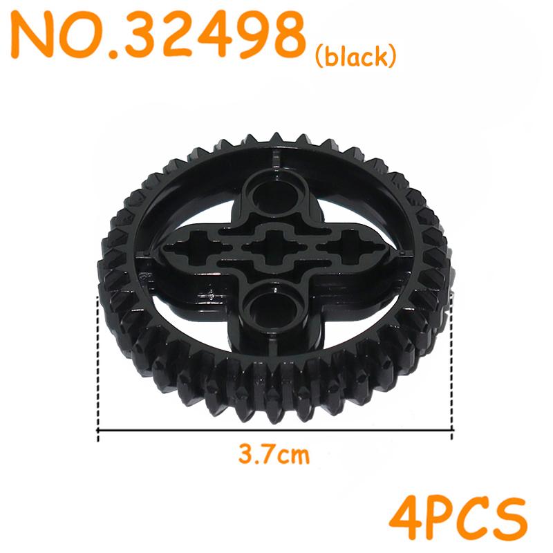 MOC Parts Gear Bulk Block Bricks 3649 3648 3647 10928 32498 32269 32270 32198 6589 4019 94925 3650 46372 Technical Brick Playset