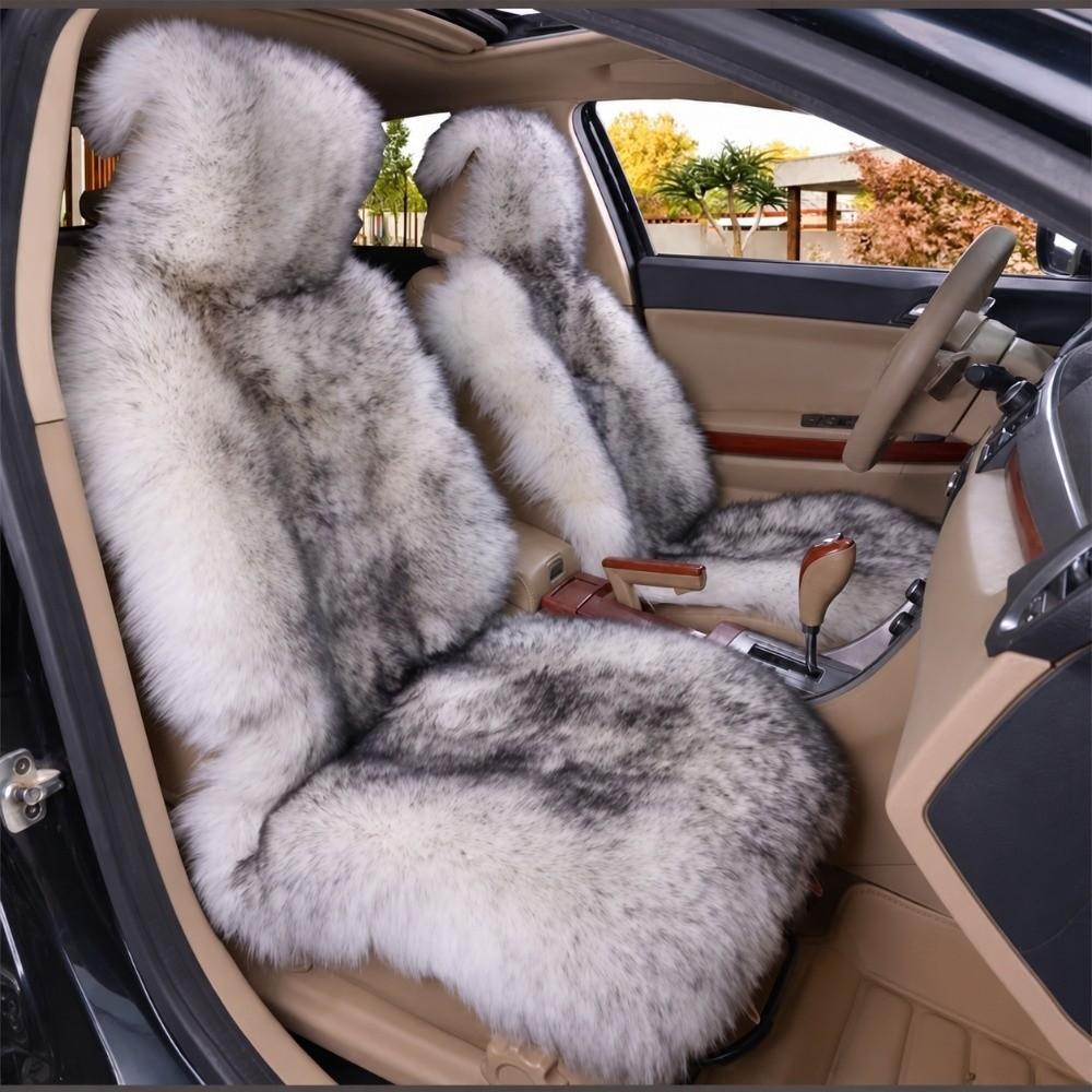 Soft Faux Fur Car Seat Cover Thickened Seat Protective Cushion Car Seat Cushion Car Front Seat