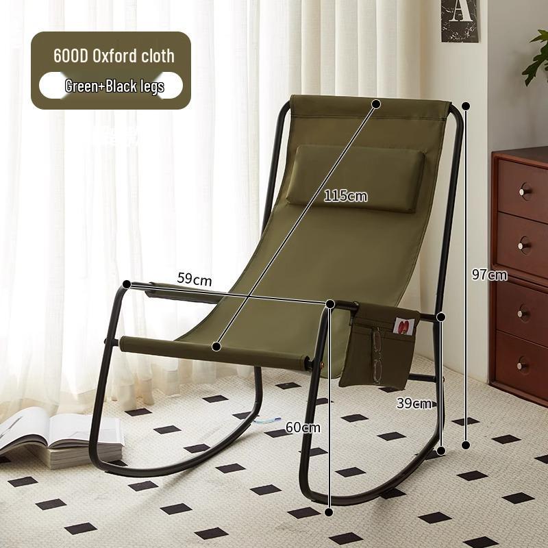 Breathable Outdoor Reclining Rocking Chair for Balcony or Home