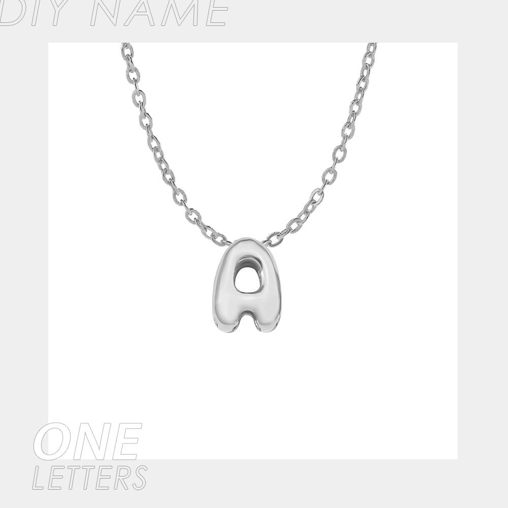 EMANCO Women's Name Necklace Gold-plated 3D Bubble Letter Customized High-end Jewelry New Year Gift for Her