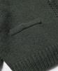 Frizmworks Heavy Cowichan Zip Up Cardigan _ Forest Green