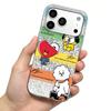 Case for iphone Air 14 16 Plus XR 13 17 Pro 15 18 Pro Max 12 XS Max 11 Cartoon Characters and Texts Shattered Airbag Shockproof Cover