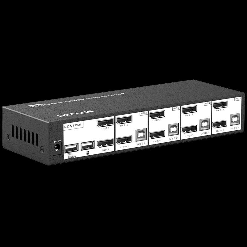 MT-viki 4K Dual Monitor KVM Switch