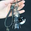 Black Warrior LED Sound Keychain Flashlight Pendant for Kids