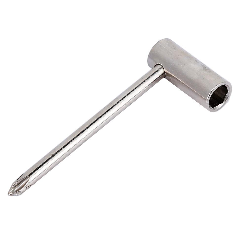 Metal Hex Wrench Adjustment Tool for Guitar Musical Instrument Accessory 7MM 8MM 6.35MM Silver