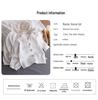Kids' Stand Collar Cotton Gauze Summer Set - Lightweight Homewear for Boys & Girls