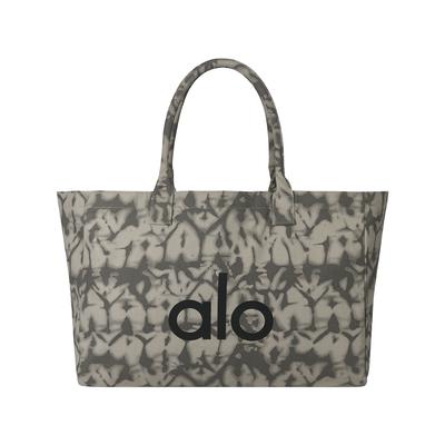 Bolsa de Compras Tote Icónica Alo Yoga Gris Tie-Dye
