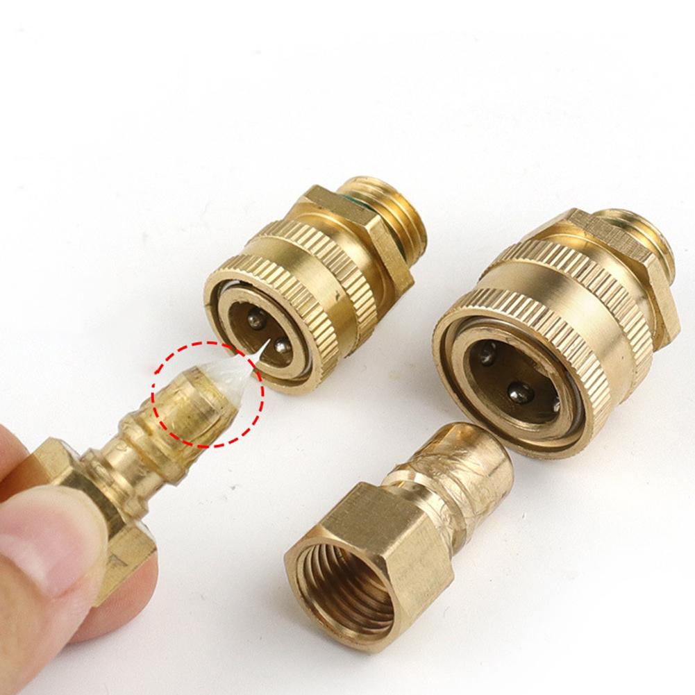 Quick Connector Made from Copper for Agricultural Dosing Plunger Pumps Compatible with High Pressure Hose Systems