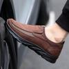 Men Casual Shoes Breathable Loafers Sneakers Male Comfortable Soft Sole Moccasins Designer Handmade Retro Walking Shoes Men Shoe