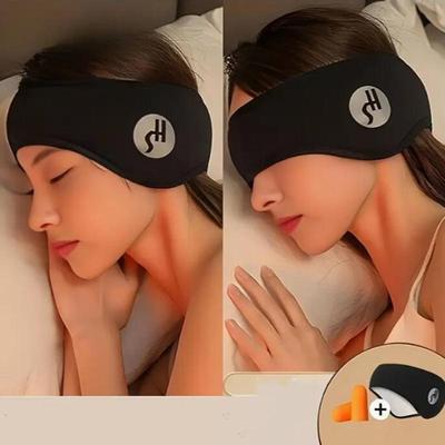 2 In 1 Noise-reducing Sleep Earplugs Adjustable Eye Mask InsulatedEarplugs Travel Nap Lunch Break Sound Insulation Earmuffs