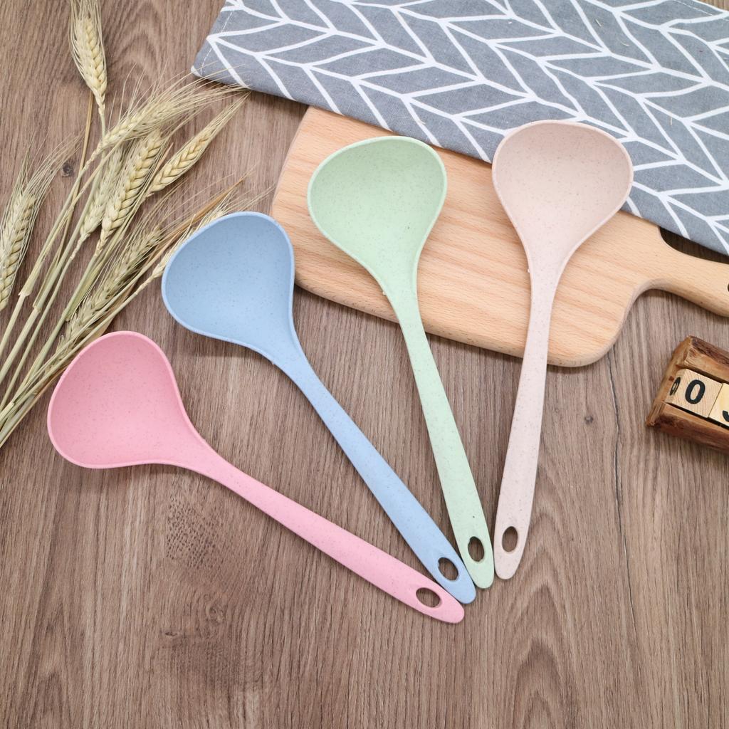 Household Long-handled Porridge Spoon, Kitchen Plastic Kitchen Utensils, Thickened Large Porridge Spoon