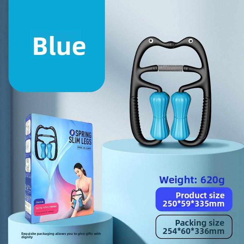 

Annular Leg Clamp Massager Relax Massager Anti-cellulite Massager Body Slimming Roller Massage for Body Muscle Relaxation синий