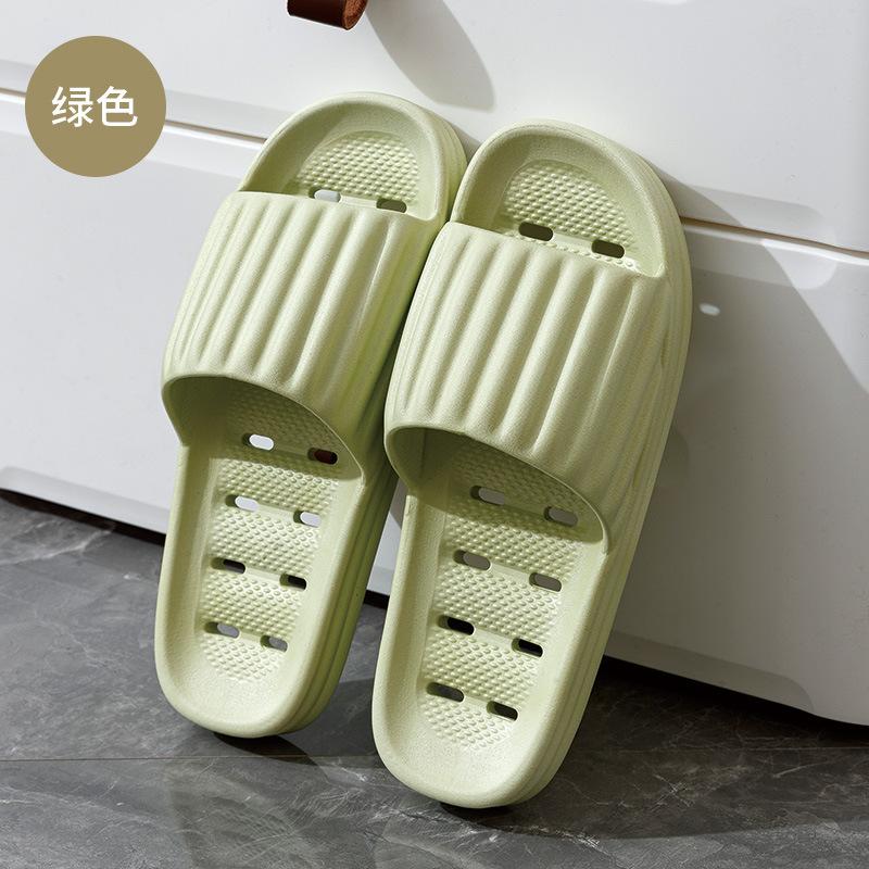 New bathroom leaking cool slippers women's summer couple indoor home home home non-slip stepping on shit feeling external wear men's summer