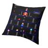 Lusso Classico Videogioco Arcade Collage Copricuscino per Divano 40*40 cm Morbido Donkey Kong Federe Decorative per Soggiorno