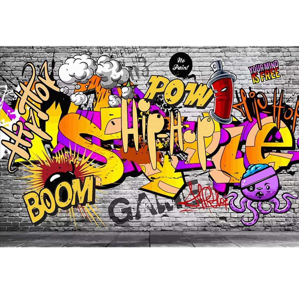 Graffiti Abstract Wall Mural 3d Graffiti Poster Photo Wallpaper Wall Painting For Living Room Bedroom Home Decor