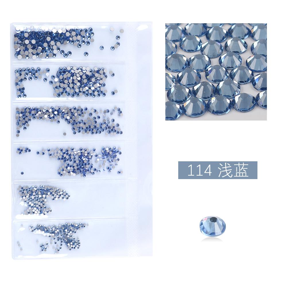 Flat Bottom Rhinestone Nail Drill Diy Nail Mobile Phone Case Sticker Drill, Jewelry Accessories, Bag Size Mixed Nail Drill
