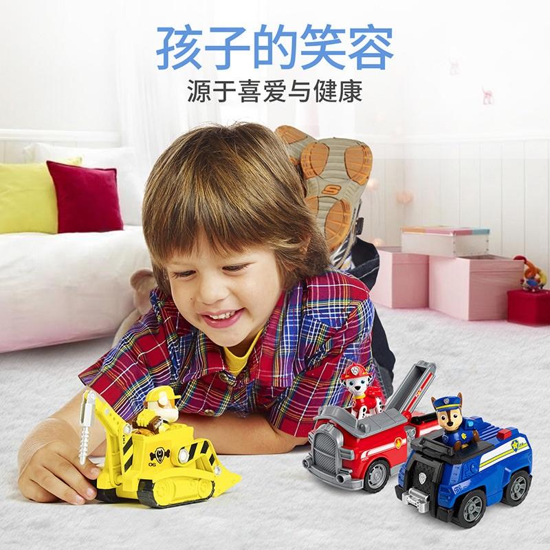 10kinds Genuine Paw Patrol Everest Ryder Rex Skye Chase Rocky Zuma Vehicle with Collectible Figure Birthday Gift Children Toy