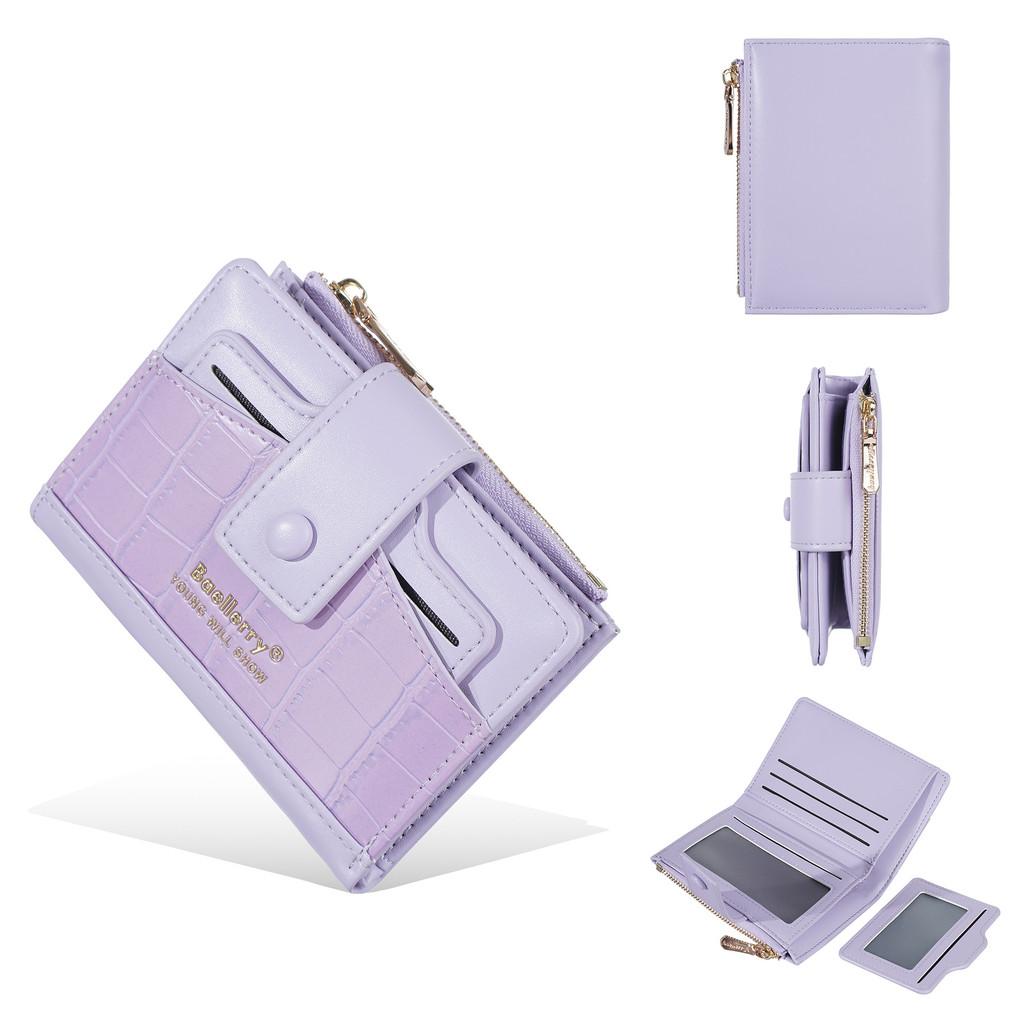 Womens Pu Wallet With Card Slots And Money Clip For Daily Use