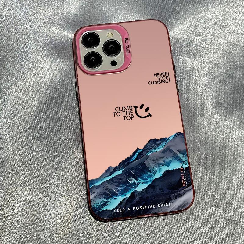 Applicable To Apple 11promax Mobile Phone Case iPhone11 Series Men's 11Pro Advanced Sense 11 Mountains and Snow Mountains