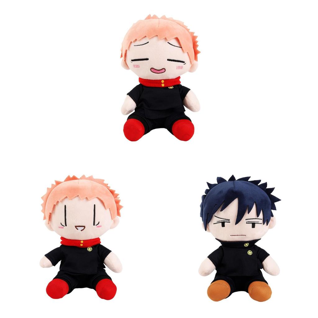 Jujutsu Kaisen Plüschtier-Set Aus Weichem Kurzem Plüschmaterial Für Anime-Sammler